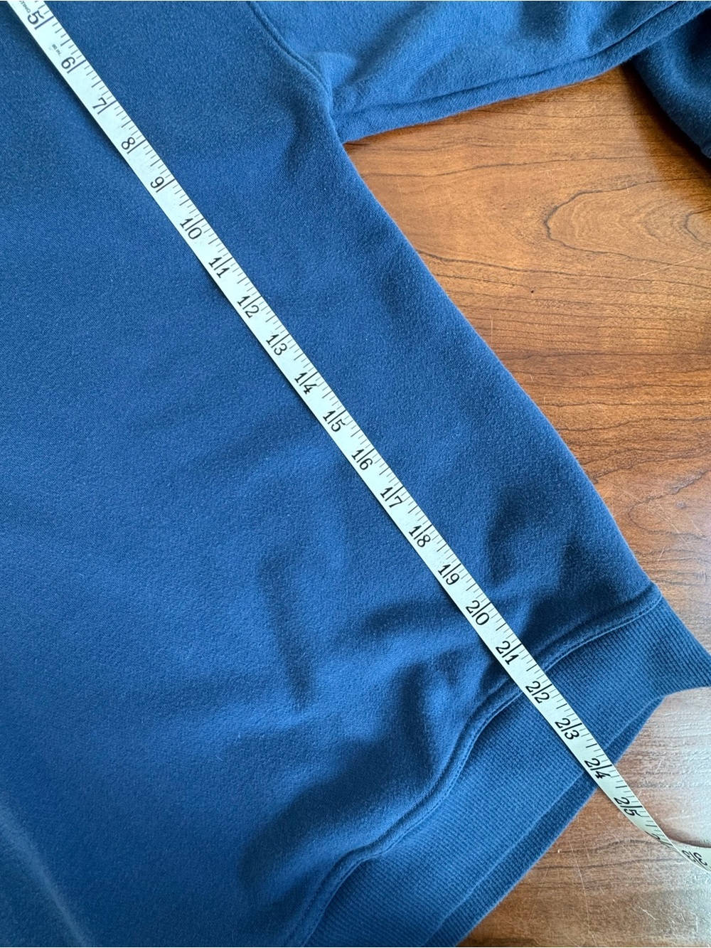 Upcycled Universal Thread Navy Pullover Hoodie with Veggie Print | Oversized XS - Picture 5 of 6
